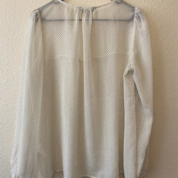 Banana Republic Factory Sheer Blouse – Size M – Perfect for Hot Summer Nights! - Picture 5 of 6
